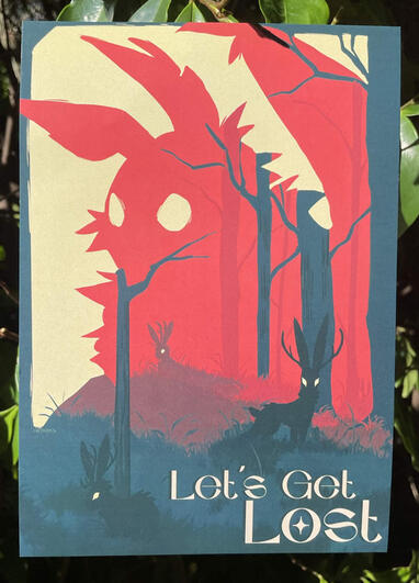 lost cryptid print lost cryptid print
