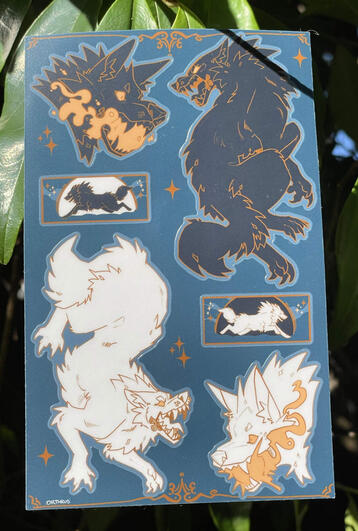 Skoll Hati Stickersheet Skoll Hati Stickersheet