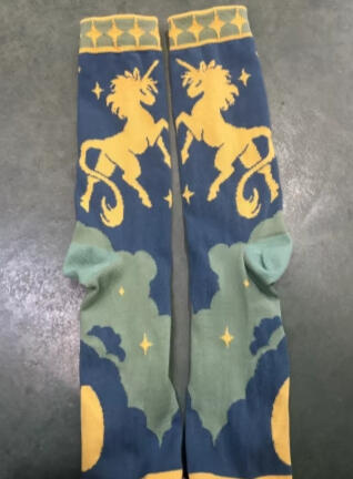 Unicorn Sock Sample